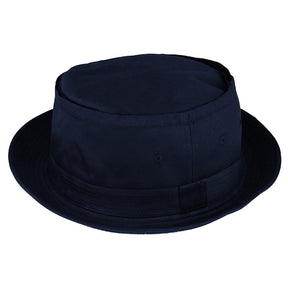 Armycrew Cotton Twill Fisherman Roll Up Bucket Hat with Stripe Band