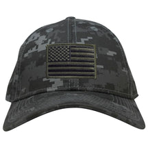 Armycrew Low Profile US American Flag Patch Camo Cap - NTG