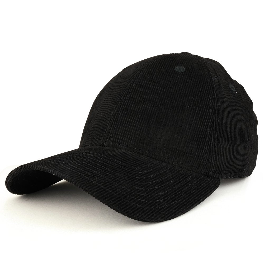 Armycrew Low Profile Structured Woven Corduroy Plain Baseball Cap