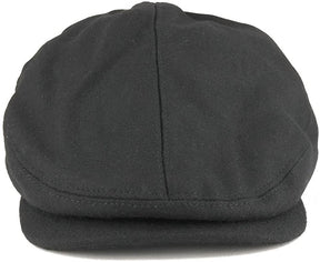 Plain Wool Blend Fitted Duck Bill Winter Ivy Cap