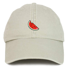 Armycrew Watermelon Embroidered Patch Unstructured Cotton Washed Baseball Cap