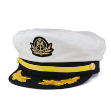 Adjustable Gold Color Embroidery Leafs and Patch Flagship Captain Hat