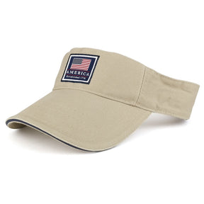 Armycrew America Established 1776 Embroidered Cotton Washed Twill Visor