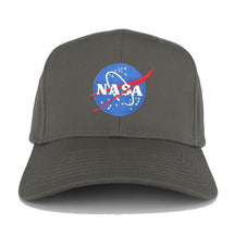 Armycrew NASA Small Insignia Space Logo Embroidered Patch Adjustable Baseball Cap