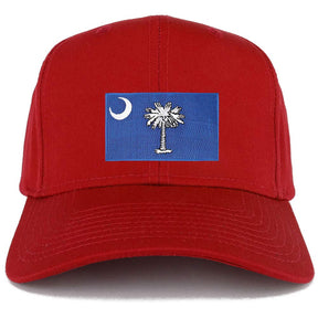 Armycrew New South Carolina State Flag Embroidered Patch Adjustable Baseball Cap