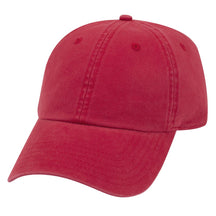 Low Profile Washed Superior Brushed Cotton Twill Dat Hat Cap - Royal