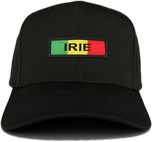 Irie Green Yellow Red Embroidered Iron on Patch Adjustable Baseball Cap