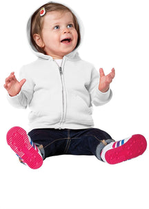 Armycrew Infant Full-Zip Cotton Poly Fleece Sweatshirt Basic Hoodie