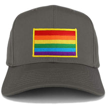 Armycrew LGBTQ Rainbow Flag Structured High Profile Baseball Cap