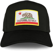 Armycrew XXL Oversize California Flag Iron On Patch Solid Baseball Cap