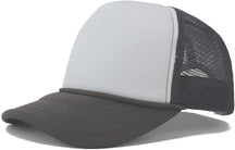 Armycrew Kid's Two Tone 5 Panel Structured Foam Mesh Trucker Cap