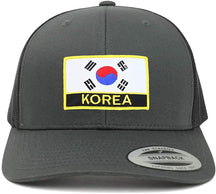 Armycrew Flexfit South Korea Flag Patch Retro Fit Trucker Mesh Cap