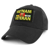 Armycrew Vietnam Veteran Tactical Patch Cotton Adjustable Baseball Cap