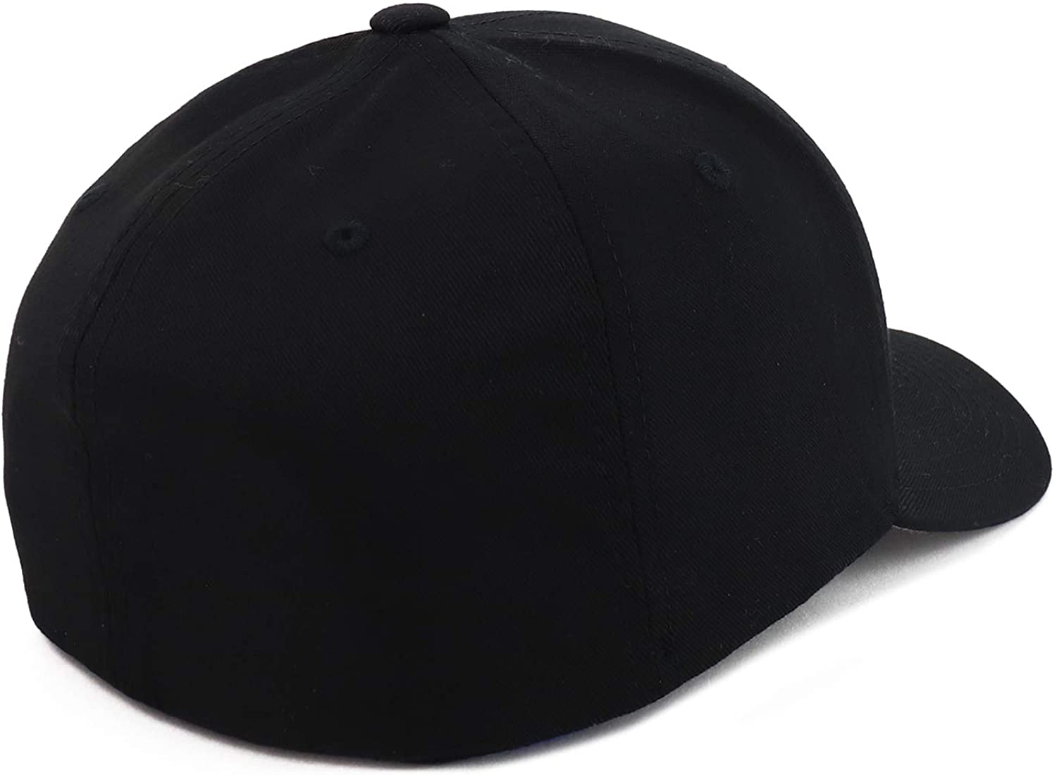 Armycrew 6 Panel Structured Stretch Fitted Baseball Cap from SM to 2XL
