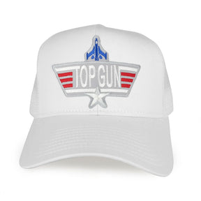 US Navy Top Gun Jet Emblem Embroidered Iron on Patch Mesh Trucker Cap
