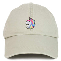 Armycrew Unicorn Embroidered Patch Unstructured Cotton Washed Baseball Cap