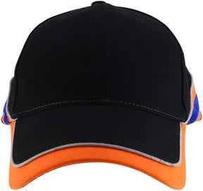 Armycrew Low Profile Structured Brushed Cotton 2 Side Flame Embroidered Cap