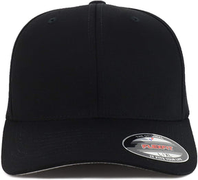 Armycrew 6 Panel Structured Stretch Fitted Baseball Cap from SM to 2XL