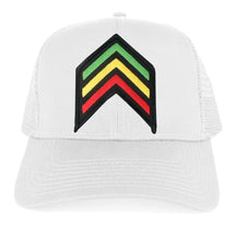 Rasta Sergeant RGY Arrow Embroidered Iron on Patch Adjustable Trucker Cap