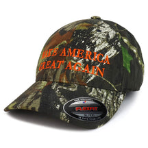Armycrew Make America Great Again Embroidered Mossy Oak Fitted Cap Upto XXL