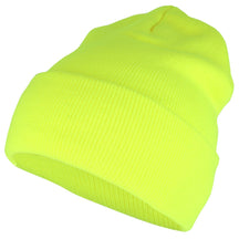 Armycrew High Visibility Neon Color Cuff Long Winter Beanie Hat