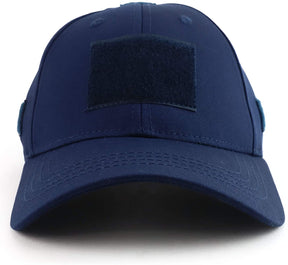 Firm Low Profile Tactical Operator Cap with Loop Patch - Navy