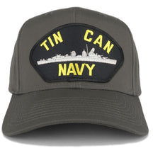 Armycrew XXL Oversize Tin Can Navy Submarine Large Patch Baseball Cap