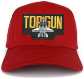 Top Gun US Navy Jet Embroidered Iron On Patch Adjustable Baseball Cap