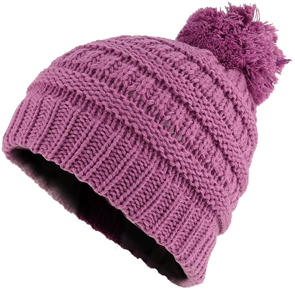 Armycrew 100% Cotton Ribbed Knit Beret Beanie Hat - White At