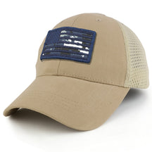Armycrew USA Navy Flag Tactical Patch Cotton Adjustable Trucker Cap