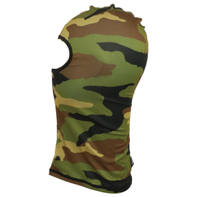 Armycrew Woodland Camouflage Pattern Nylon Balaclava Neck Gaiter