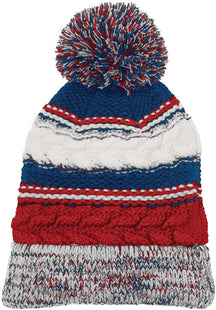 Armycrew Pom Pom 3 Team Color Acrylic Winter Beanie Hat