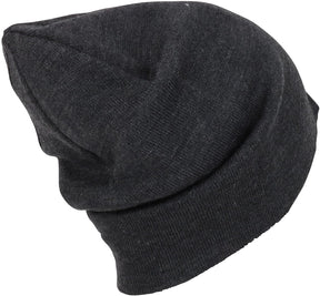 Armycrew Plain Stylish Lightweight Knit Long Slouch Beanie
