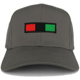 Africa Red Black Green Embroidered Iron on Patch Adjustable Baseball Cap