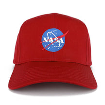 Armycrew NASA Small Insignia Space Logo Embroidered Patch Adjustable Baseball Cap