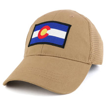 Armycrew Colorado State Embroidered Tactical Patch with Adjustable Mesh Operator Cap