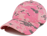 Armycrew Camouflage Patterned Structured Cotton Baseball Cap - PKD