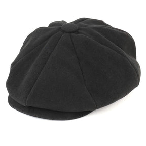 Armycrew Men's Oversize XXL Wool 8 Quarter Satin Lined Winter Newsboy Cap