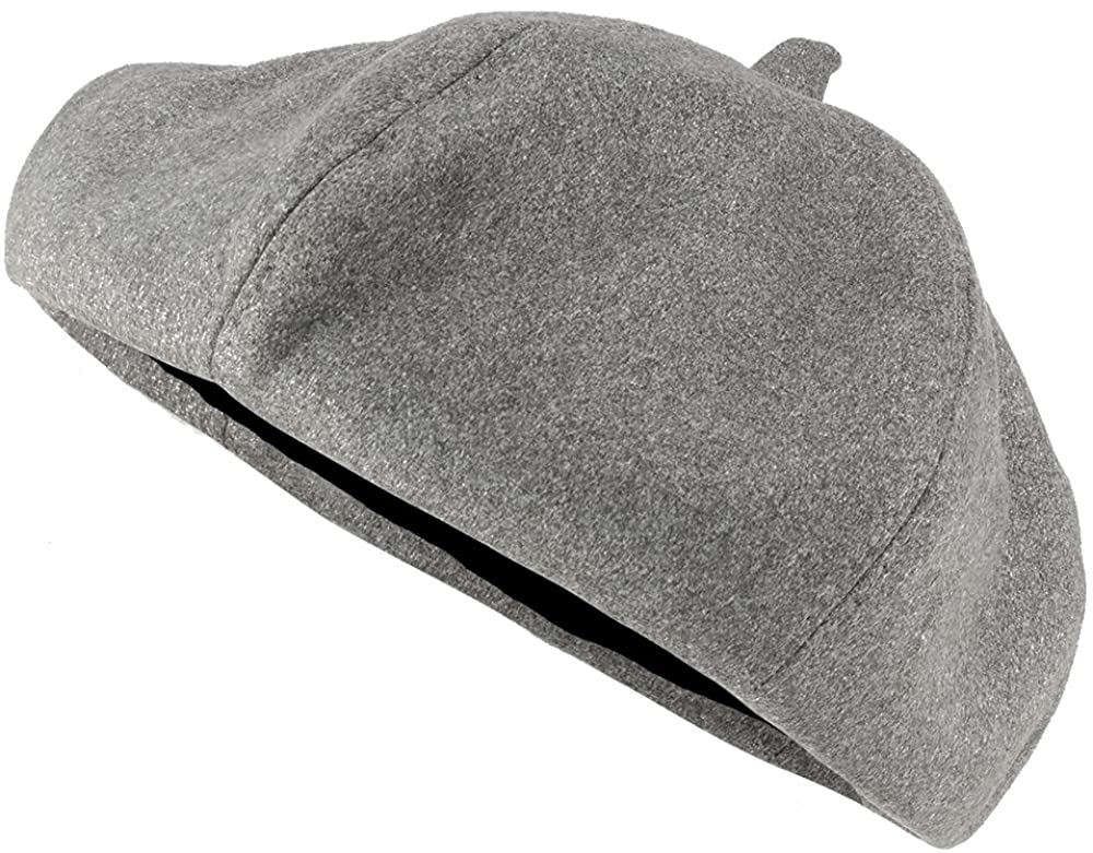 Stylish Solid Color Faux Suede French Style Beret Hat