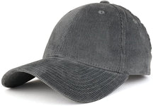 Armycrew Low Profile Structured Woven Corduroy Plain Baseball Cap