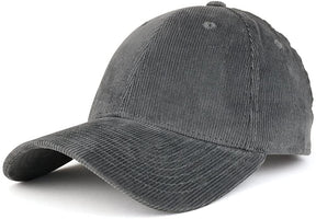 Armycrew Low Profile Structured Woven Corduroy Plain Baseball Cap