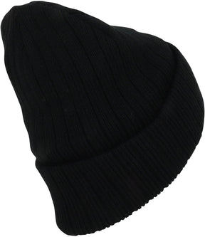 Armycrew 3M Thinsulate Insulation Fleece Lined Long Cuff Ribbed Beanie
