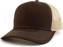 Armycrew Oversize XXL Low Profile Two Tone Mesh Back Trucker Baseball Cap
