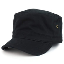 Armycrew Military BDU Style Flat Top Distressed Washed Cap