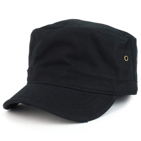 Armycrew Military BDU Style Flat Top Distressed Washed Cap