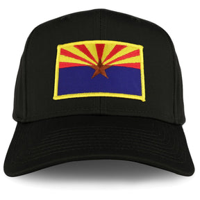 Armycrew XXL Oversize Arizona Flag Iron On Patch Solid Baseball Cap