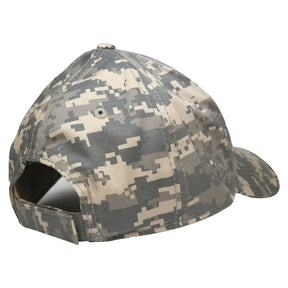 Low Profile NASA Meatball Logo Embroidered Patch Camo Cap