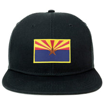 Armycrew Oversize XXL Arizona State Flag Patch Flatbill Mesh Snapback Cap
