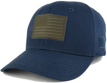 Armycrew Olive USA American Flag 3-D Rubber Tactical Patch Adjustable Structured Operator Cap