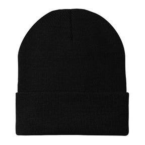 Made in USA - Canada Flag Embroidered Patch Winter Long Cuff Beanie